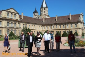 Rémi Chaintron en visite à Cluny