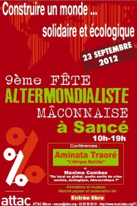 9e Fête Altermondialiste le 23 septembre à Sancé