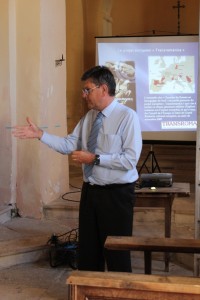 Visite de Jean-Patrick Courtois à Blanot