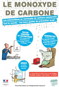 Pour éviter les intoxications au monoxyde de carbone