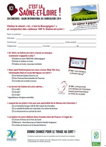 Jeu-concours « Ici, c’est la Saône-et-Loire ! »