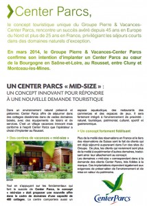 Ouverture d’un Center Parcs en 2018