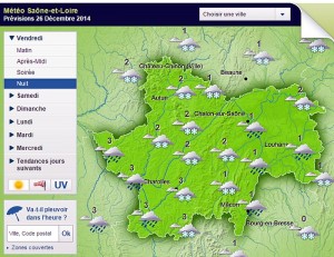 Météo (Saône-et-Loire)…