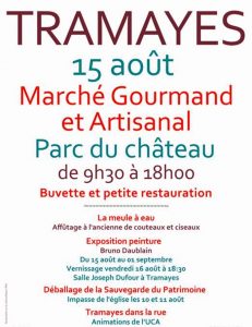 Marché gourmand et artisanal à Tramayes (Sortir)