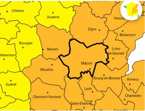 Alerte météo (Saône-et-Loire)
