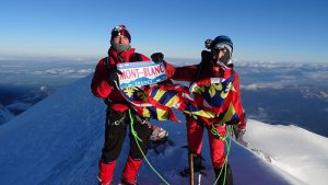 Élodie et Gilles ont gravi le Mont Blanc !