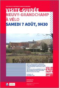 Visite guidée de Neuvy-Grandchamp à vélo