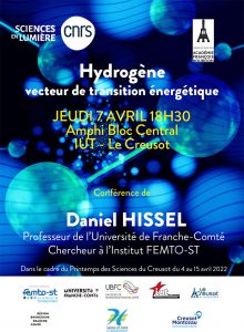 Conférence exceptionnelle sur l’hydrogène avec le Professeur Daniel Hissel