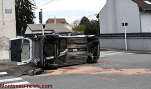 Faits divers :  accident de la circulation à Saint-Vallier