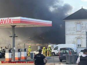 Faits divers : Incendie dans l’atelier du garage Joannu à Montceau