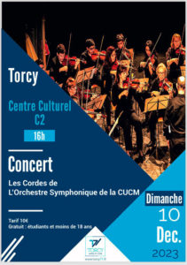 Torcy : Concert « les cordes de l’orchestre symphonique »