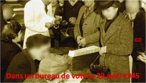Il y a 80 ans le droit de vote était accordé aux femmes