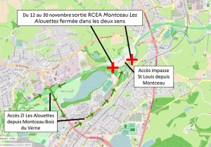 Mise à 2×2 voies de la RCEA dans la traversée de Blanzy
