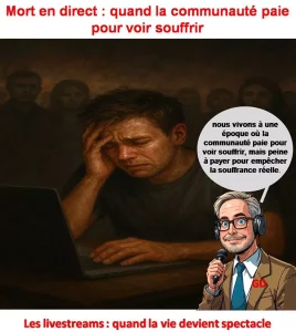 Mort en direct : quand la communauté paie pour voir souffrir