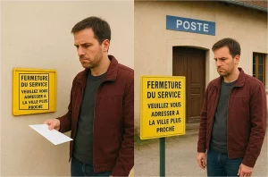 Suppression des boîtes aux lettres postales en France