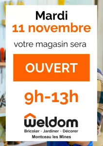 Votre magasin Weldom – Montceau