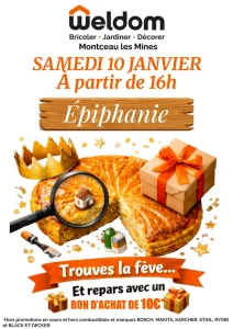 Fêtons l’Epiphanie dans votre magasin Weldom !
