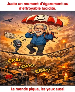 Juste un moment d’égarement ou d’effroyable lucidité.