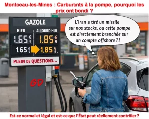 Montceau-les-Mines : Carburants à la pompe, pourquoi les prix ont bondi ?