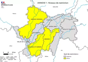 Sécheresse en Saône-et-Loire