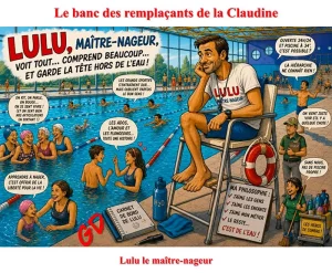 Le banc des remplaçants de la Claudine