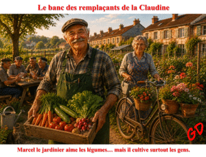 Le banc des remplaçants de la Claudine