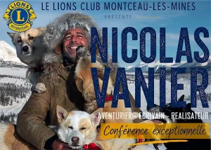 Montceau-les-Mines – Lions Club – Conférence de  Nicolas Vanier